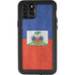 Haiti Flag Distressed iPhone 11 Pro Max Waterproof Case